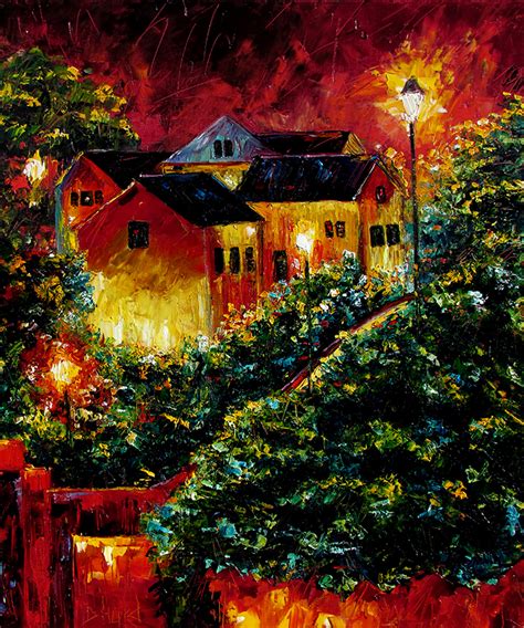 Debra Hurd Original Paintings And Jazz Art Impressionist Street Scene