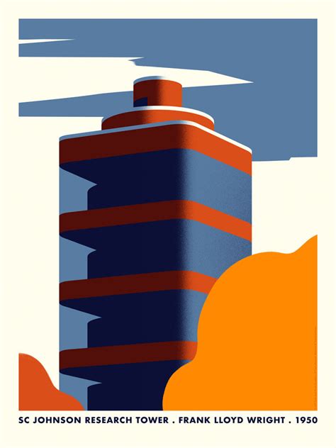 Una Mostra Virtuale Di Poster Per Ricordare Le Opere Di Frank Lloyd Wright