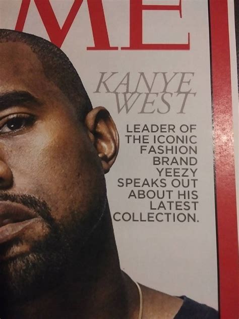Cartel De La Revista Kanye West Time Etsy