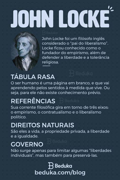 Quem Foi John Locke 🤔 Veja A Biografia E As Principais Ideias Em 2020