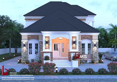 5 Bedroom Pent Floorrf P5006 Bungalow Style House Plans Modern