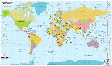 Zoomable World Map With Countries —