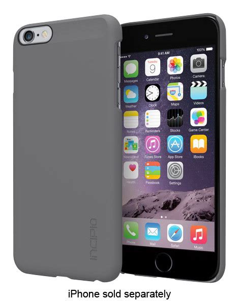 Best Buy Incipio Feather Case For Apple Iphone 6 Plus Gray Iph 1193 Gry