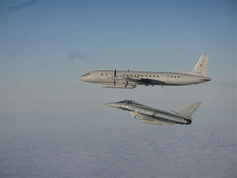 German Fighter Jets Intercept Russian Il 20 Surveillance Plane