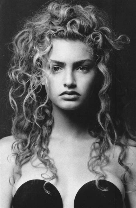 Michaela Bercu By Bettina Rheims For Vogue Paris March 1988 Curly Hair