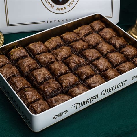 Chocolate Pistachio Turkish Baklava Premium Quality Shop Of Turkey