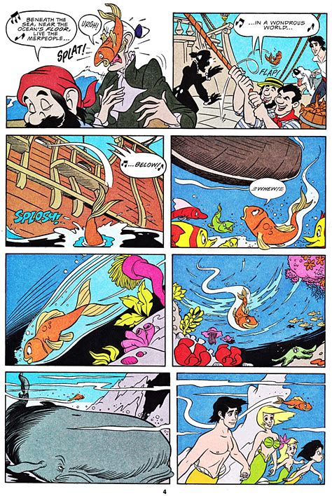 (walt disney studios motion pictures). Walt Disney Movie Comics - The Little Mermaid (English ...