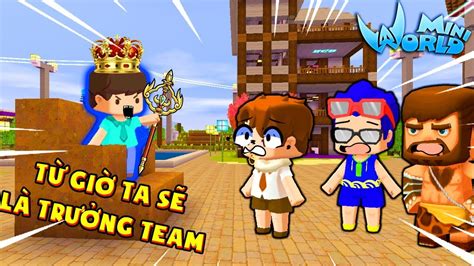 Mini World ThỬ ThÁch 24 GiỜ LÀm TrƯỞng Team Trong Dango Teamhuy Noob