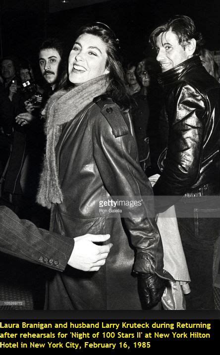 Laura Branigan With Husband Larry Kruteck New York 1985 Actrices
