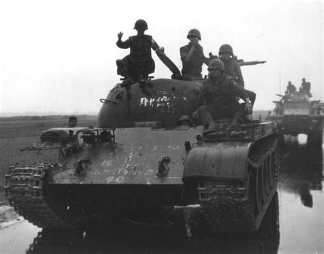 North Vietnamese Type 59 Tank Captured By South Vietnamese 20th Tank
