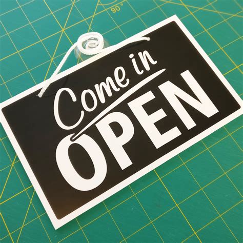 Come In Open Sorry Closed 3mm Rigid 120mm X 200mm Sign Shop Etsy