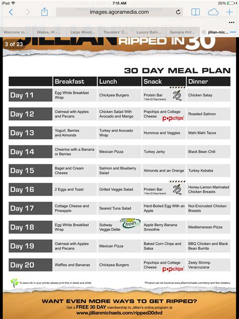 20 Minute 30 Day Shred Workout Plan Pdf For Machine Holiday Workout