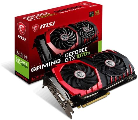 Msi Geforce Gtx 1070 Ti Gaming 8g 8gb Gddr5 Graphics Cards Nvidia