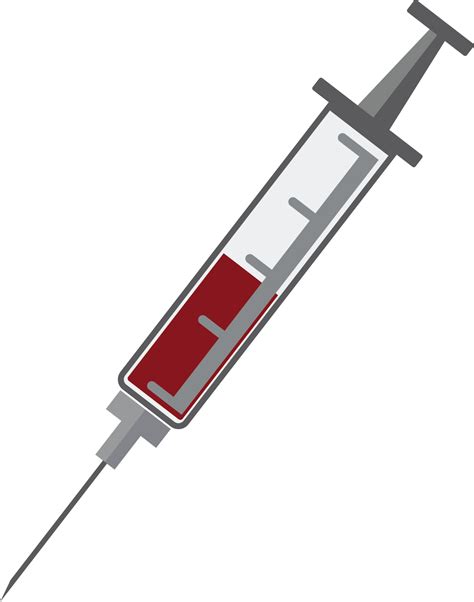 Syringe Injection Hypodermic needle - Gray syringe png ...