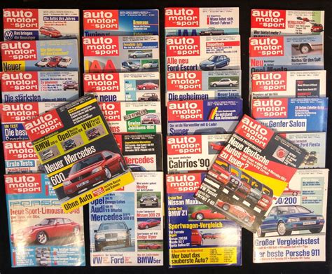 Auto Motor Und Sport Nr 1 Bis 26 1989 Jahrgang Komplett Automobilia