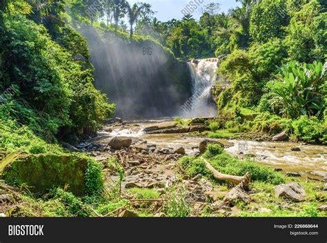 Tegenungan Waterfall Image And Photo Free Trial Bigstock