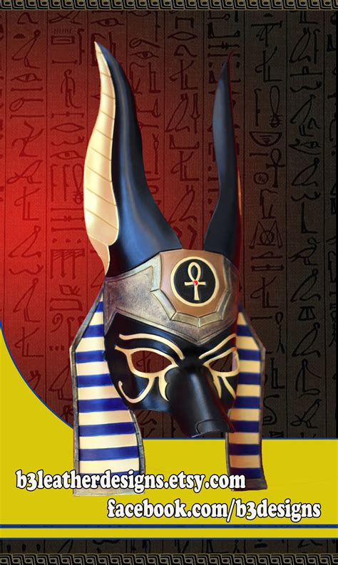 Custom Anubis Leather Egyptian Mask By B3designsllc On Deviantart