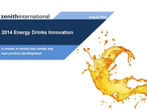 Zenith Global 2014 Energy Drinks Innovation Report By Zenith Global Issuu