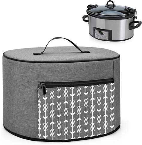 Yarwo Slow Cooker Dust Cover Compatible With Crock Pot And