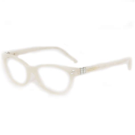 Swarovski Womens Crystal Accent Semi Cateye Eyeglass Frames Sw5003 52mm Beige Marble