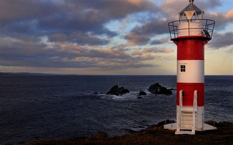 Papeis De Parede 1920x1200 Canadá Oceano Farol Green Point Lighthouse