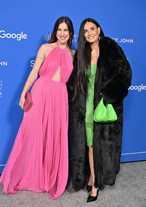 Demi Moore And Scout Willis Make A Strong Case For Highlighter Core Glamour