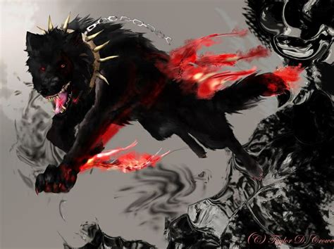 Black Demon Wolf Anime Wolf Anime Demon Wolf