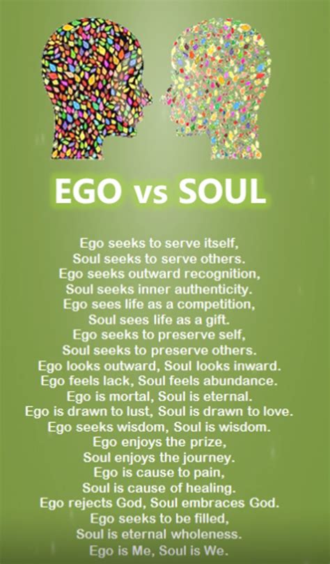 Ego Vs Soul Live This Ego Vs Soul Words Inspirational Quotes