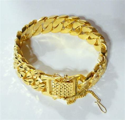 Mens 22k Gold Bracelet Ebay