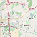Map of All ZIP Codes in East Lansing, Michigan - Updated November 2022