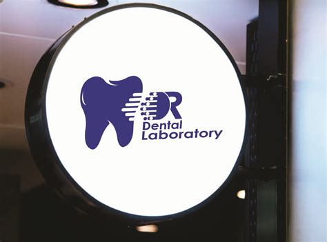 Logo Design Dr Dental Laboratory By Feberwidiy On Dribbble