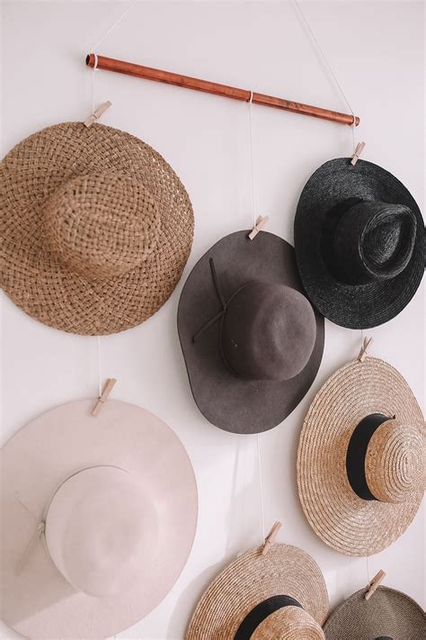 How To Make Hat Wall Display At Home Organize Hats On This Diy Hat