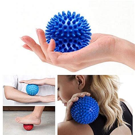 65cm Fitness Spiky Massage Ball Reflexology Hand Foot Body Stress Relief Roller