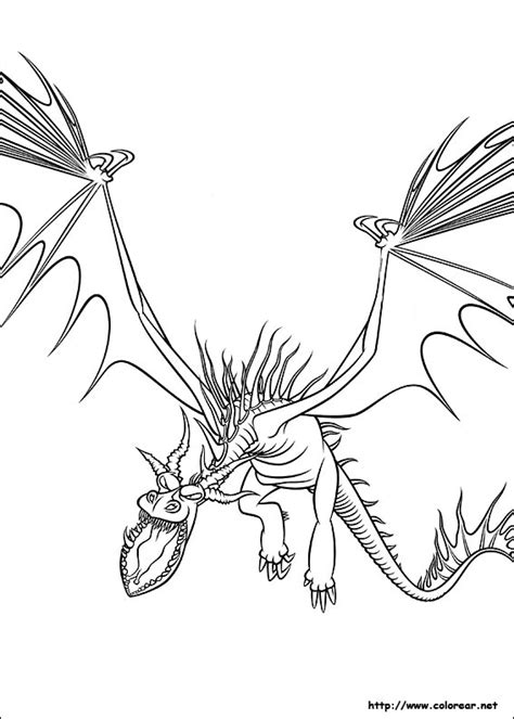 Dibujos Para Colorear De Cómo Entrenar A Tu Dragón