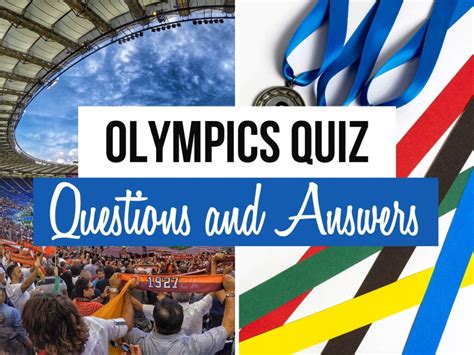 Olympics Quiz Questions Answers Quiz Trivia Games
