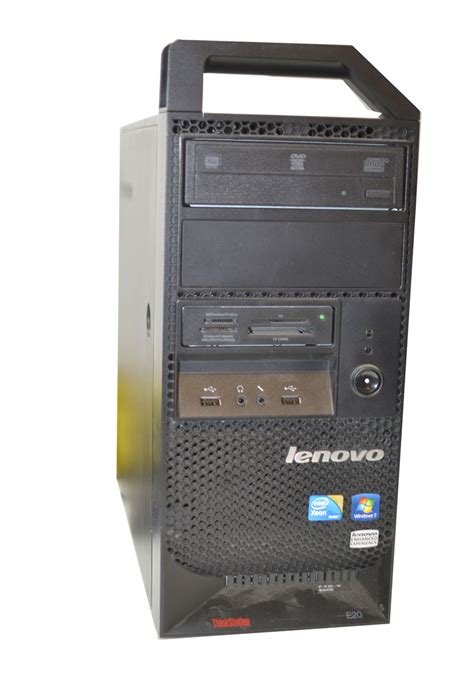 Lenovo Thinkstation E20 Desktop Xeon Quad 240ghz 4gb Ecc 250gb Hd