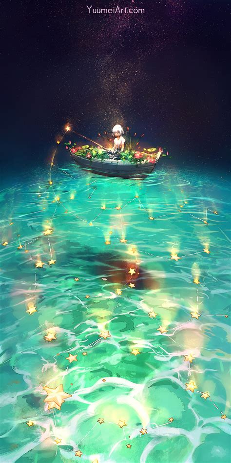 Fishing Stars By Yuumei On Deviantart Fantasy Art Landscapes Fantasy