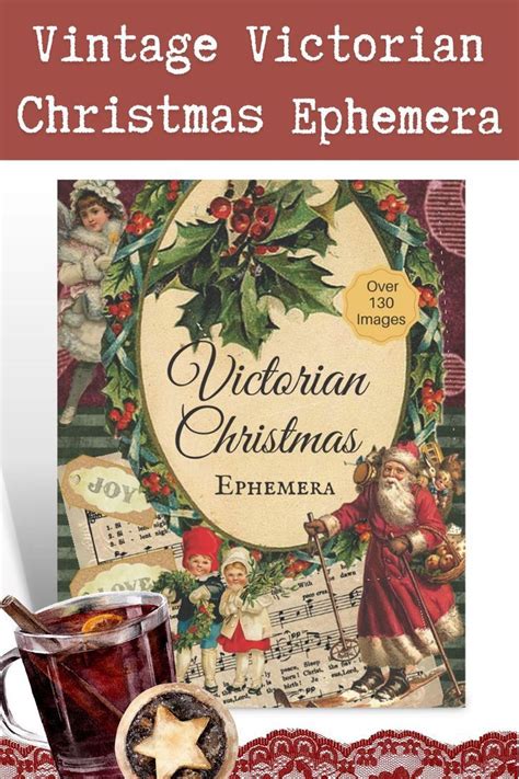 Victorian Christmas Ephemera A Christmas Themed Collection Of
