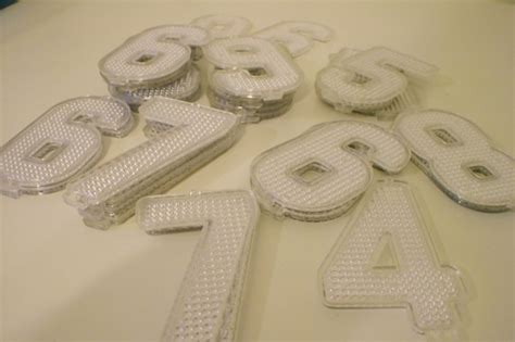 Vintage Reflective Plastic House Numbers