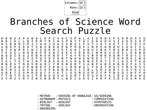 Branches Of Science Worksheet For 9th Higher Ed Lesson Planet