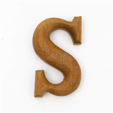 Wooden Letters Y English Alphabet On White Stock Image Image Of