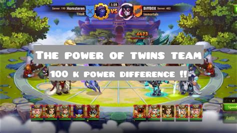 Hero Wars Mobile The Power Of Twins Team Youtube