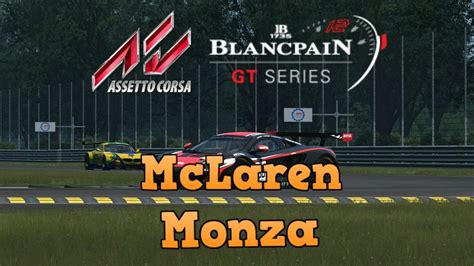 Assetto Corsa Blancpain GT Series Career Mode Mod Racing At Monza YouTube
