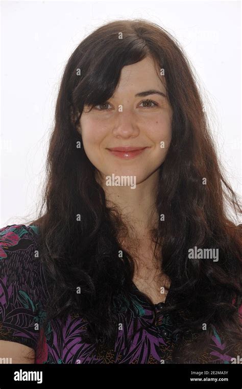 Irish Singer Lisa Hannigan Poses For A Photocall During The Midem In