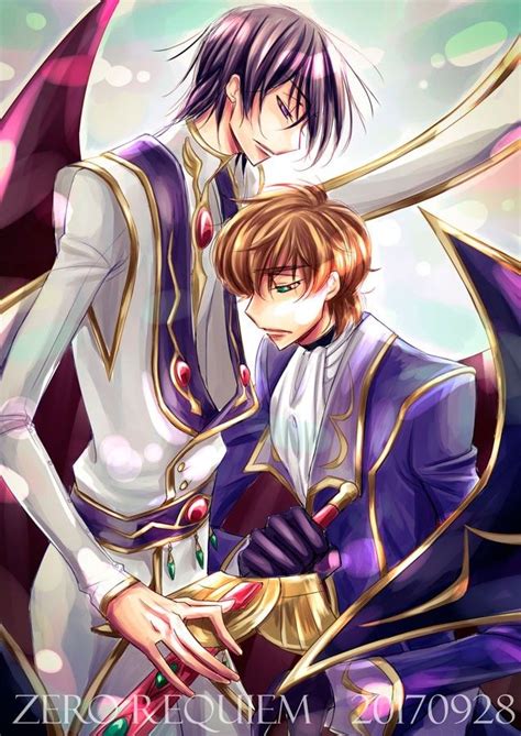 Zero Requiem Code Geass Anime Lelouch And Suzaku