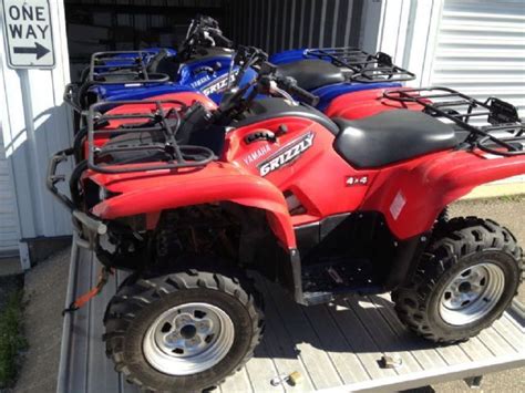 2008 Yamaha Grizzly 700 Fi Auto 4x4 4 Wheeler Blue 427 Miles For