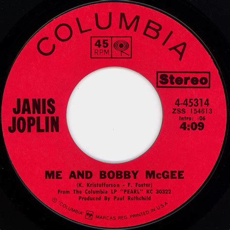 Janis Joplin Me And Bobby Mcgee Releases Discogs
