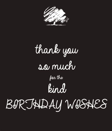 Thank You So Much For The Kind Birthday Wishes Poster Omar Keep