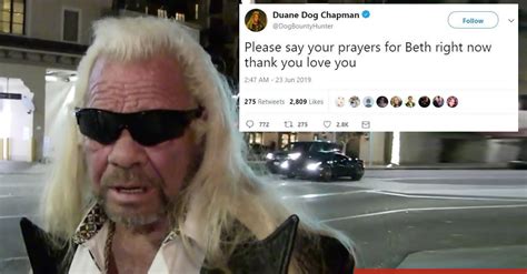 Dog The Bounty Hunter Co Star Beth Chapman In Medically Induced Coma
