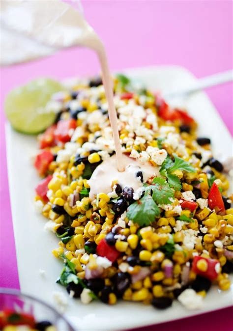 Mexican Street Corn Salad Recipe Healthier Elote Salad